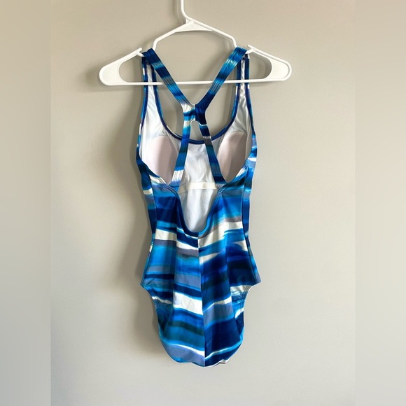 Speedo Women's Ocean Wave One-Piece Swimsuit Size 10 - Picture 7 of 8